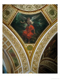 Socrates and His Demon, Frescos from the Spandrels of the Main Hall Giclee Print by Eugene Delacroix