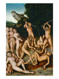The Age of Silver, 1535 Giclee Print by Lucas Cranach the Elder