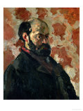 Self-Portrait Before a Pink Background, circa 1875 Giclee Print by Paul Cézanne