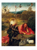 Saint John Baptist in Meditation Giclee Print by Hieronymus Bosch