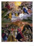 The Dream of Philip (Felipe) II, 1579 Giclee Print by El Greco 