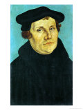 Portrait of Martin Luther, 1529 Lámina giclée por Lucas Cranach the Elder