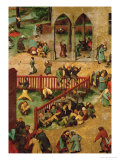 Jeux d'enfants reproduction procédé giclée par Pieter Bruegel the Elder