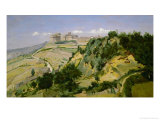 Citadel at Volterra, 1834 Giclee Print by Jean-Baptiste-Camille Corot