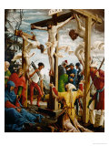 Crucifixion, Right Outer Wing of the Sebastian Altar, Spruce Wood (Before 1518) reproduction procédé giclée par Albrecht Altdorfer