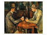 The Card Players, 1890-95 Giclee Print by Paul Cézanne