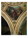 Cicero Accuses Verres, Frescos from the Spandrels of the Main Hall Giclee Print by Eugene Delacroix