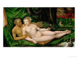 Lot and His Daughters Giclee Print by Lucas Cranach the Elder