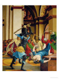 Saint Sebastian Beaten to Death by His Executioners Giclée-Druck von Albrecht Altdorfer