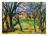 Trees and Houses, circa 1885 Giclee Print by Paul Cézanne