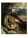 Saint Francis of Assisi, circa 1627-1632 Giclee Print by Sir Anthony Van Dyck