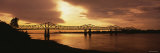 Bridge Across a River, Mississippi River, Natchez, Mississippi, USA Photographic Print by Panoramic Images 