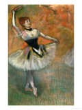 Dancer with Tambourine, Around 1882 reproduction procédé giclée par Edgar Degas