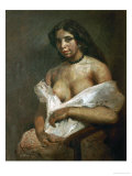 Mulatto Woman Giclee Print by Eugene Delacroix