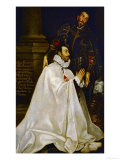 Julian Romero De Las Azanas and Saint Julian, 1590-96 Giclee Print by El Greco 
