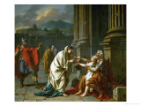 Belisarius Begging for Alms Giclee Print by Jacques-Louis David