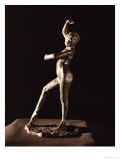 Dancer in Fourth Position on Her Left Leg, Bronze reproduction procédé giclée par Edgar Degas