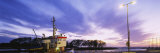 Boat at the Port, Mariestad, Vastra Gotaland, Sweden Lámina fotográfica por Panoramic Images