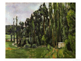 The Poplars, 1879-1882 Giclee Print by Paul Cézanne The Poplars, 1879-1882 Giclee Print by Paul Cézanne