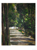 The Avenue (Park of Chantilly), circa 1879 Reproduction procédé giclée par Paul Cézanne