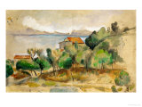 The Bay of L'Estaque, 1878-1882 Gicléedruk van Paul Cézanne