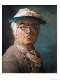 Self-Portrait of Chardin, Called A L'Abat-Jour (Eyeshade), 1775 Lámina giclée por Jean-Baptiste Simeon Chardin