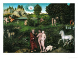 Paradise, 1530 Giclee Print by Lucas Cranach the Elder