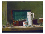 Pipes and Jug Lámina giclée por Jean-Baptiste Simeon Chardin Pipes and Jug Lámina giclée por Jean-Baptiste Simeon Chardin