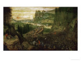 The Suicide of Saul in the Battle of Mount Gilboa Against the Philistines, 1562 Reproduction procédé giclée par Pieter Bruegel the Elder