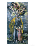 Saint Joseph and the Infant Jesus Giclee Print by El Greco 