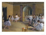 Ballet Studio at the Opera in Rue Le Peletier, 1872 Láminas por Edgar Degas Ballet Studio at the Opera in Rue Le Peletier, 1872 Láminas por Edgar Degas