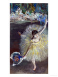 Dancing Girl, Fin D'Arabesque, 1877 Reproduction procédé giclée par Edgar Degas
