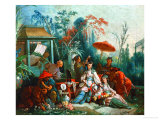 The Chinese Garden, 1742 Giclee Print by Francois Boucher