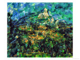 La Montaigne Sainte-Victoire, 1905 Giclee Print by Paul Cézanne