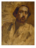 Self-Portrait in the Painter's Smock, 1860-1862 Lámina giclée por Edgar Degas