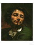 Portrait of the Artist (L'Homme a La Pipe), 1849 Giclee Print by Gustave Courbet