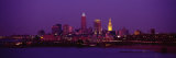 Buildings Lit Up at Night, Cleveland, Ohio, USA Photographic Print by Panoramic Images 