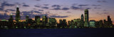 Buildings at Dusk, Chicago, Illinois, USA Photographic Print by Panoramic Images 