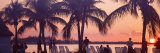 Sunset on the Beach, Miami Beach, Florida, USA Photographic Print by Panoramic Images 