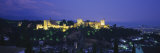 Palace Lit Up at Dusk, Alhambra, Granada, Andalusia, Spain Photographie par Panoramic Images 