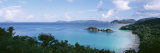 Island and a Beach, Trunk Bay, St. John, US Virgin Islands Photographic Print by Panoramic Images 