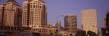 Buildings Lit Up at Night, New City Center, Alameda County, Oakland, California, USA Fotografie-Druck von Panoramic Images 