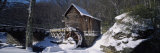 House in a Snow Covered Landscape, Glade Creek, Grist Mill Babcock State Park, West Virginia, USA Photographic Print by Panoramic Images 