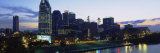 Buildings Lit Up at Dusk, Nashville, Tennessee, USA Photographic Print by Panoramic Images 