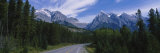 Two Lane Highway Passing through a Landscape, Trans-Canada Highway, Alberta, Canada Photographic Print by Panoramic Images Two Lane Highway Passing through a Landscape, Trans-Canada Highway, Alberta, Canada Photographic Print by Panoramic Images