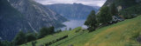 River Surrounded by Mountains, Kjeasen, Eidfjord, Hordaland, Norway Photographic Print by Panoramic Images 