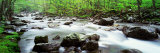 Water Flowing over Rocks, Little Pigeon River, Great Smoky Mountains National Park, Tennessee, USA Fotografie-Druck von Panoramic Images 