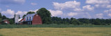 Barn on a Landscape, Finger Lakes, Tompkins County, New York State, USA Photographie par Panoramic Images 