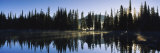Reflection of Pine Trees in a Lake, Sparks Lake, Deschutes County, Oregon, USA Photographic Print by Panoramic Images Reflection of Pine Trees in a Lake, Sparks Lake, Deschutes County, Oregon, USA Photographic Print by Panoramic Images