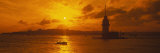 Sunset over a River, Bosphorus, Istanbul, Turkey Reprodukcja zdjęcia autor Panoramic Images Sunset over a River, Bosphorus, Istanbul, Turkey Reprodukcja zdjęcia autor Panoramic Images
